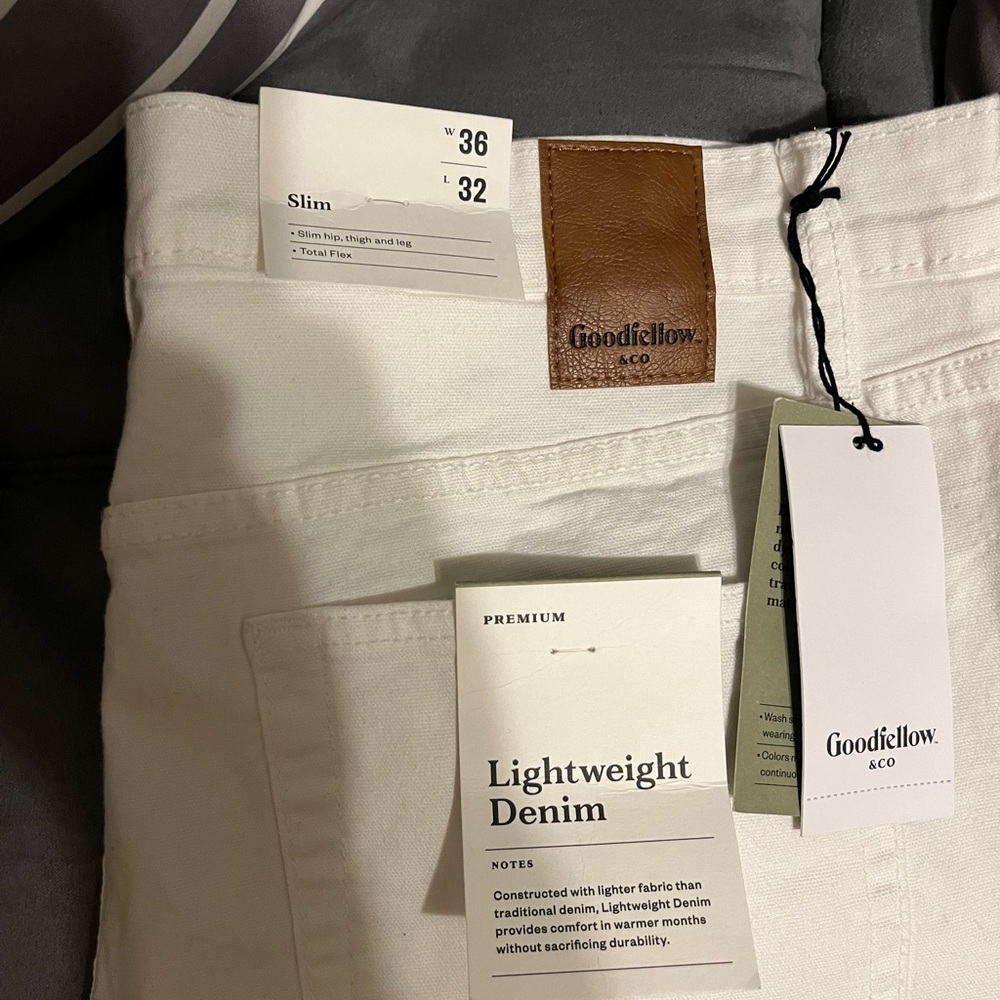White jeans